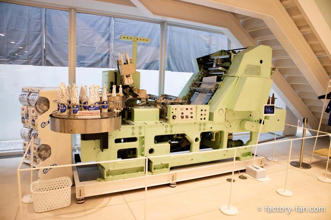 群馬・カルピス工場見学「みらいのミュージアム」昔の工場機械
